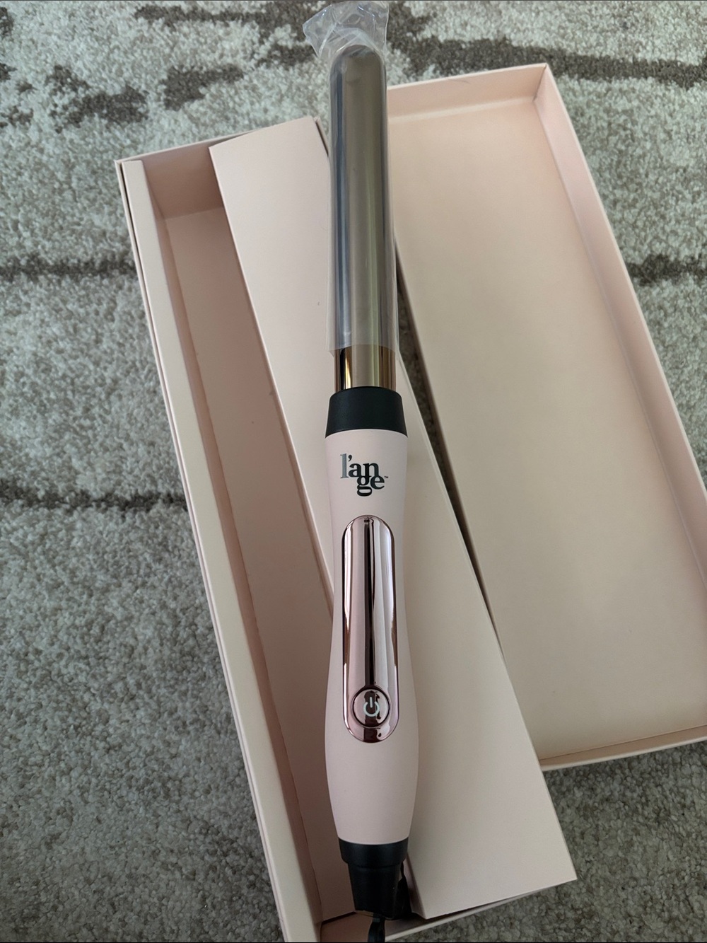 L’ange Rose Curling Wand - Blush Pink - Picture 2 of 3